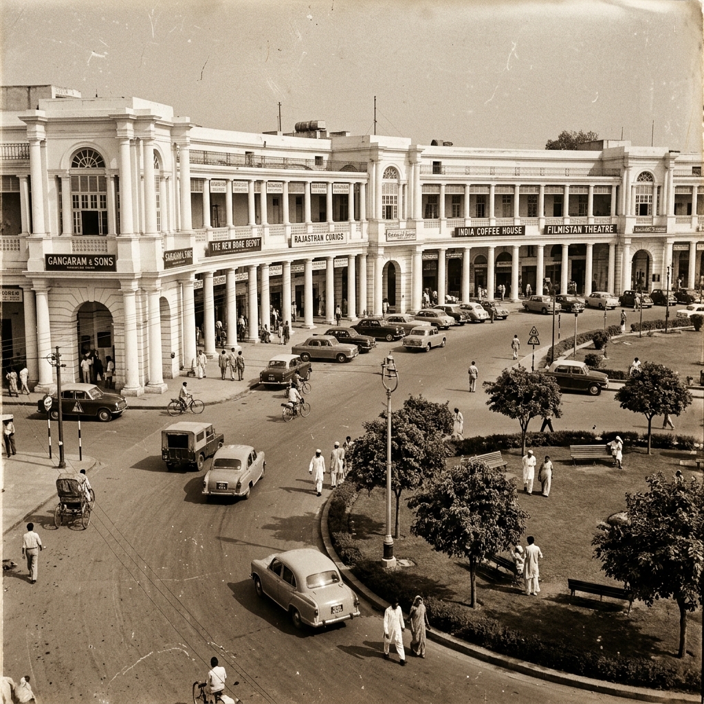 Connaught Place — Delhi's colonial circular plaza