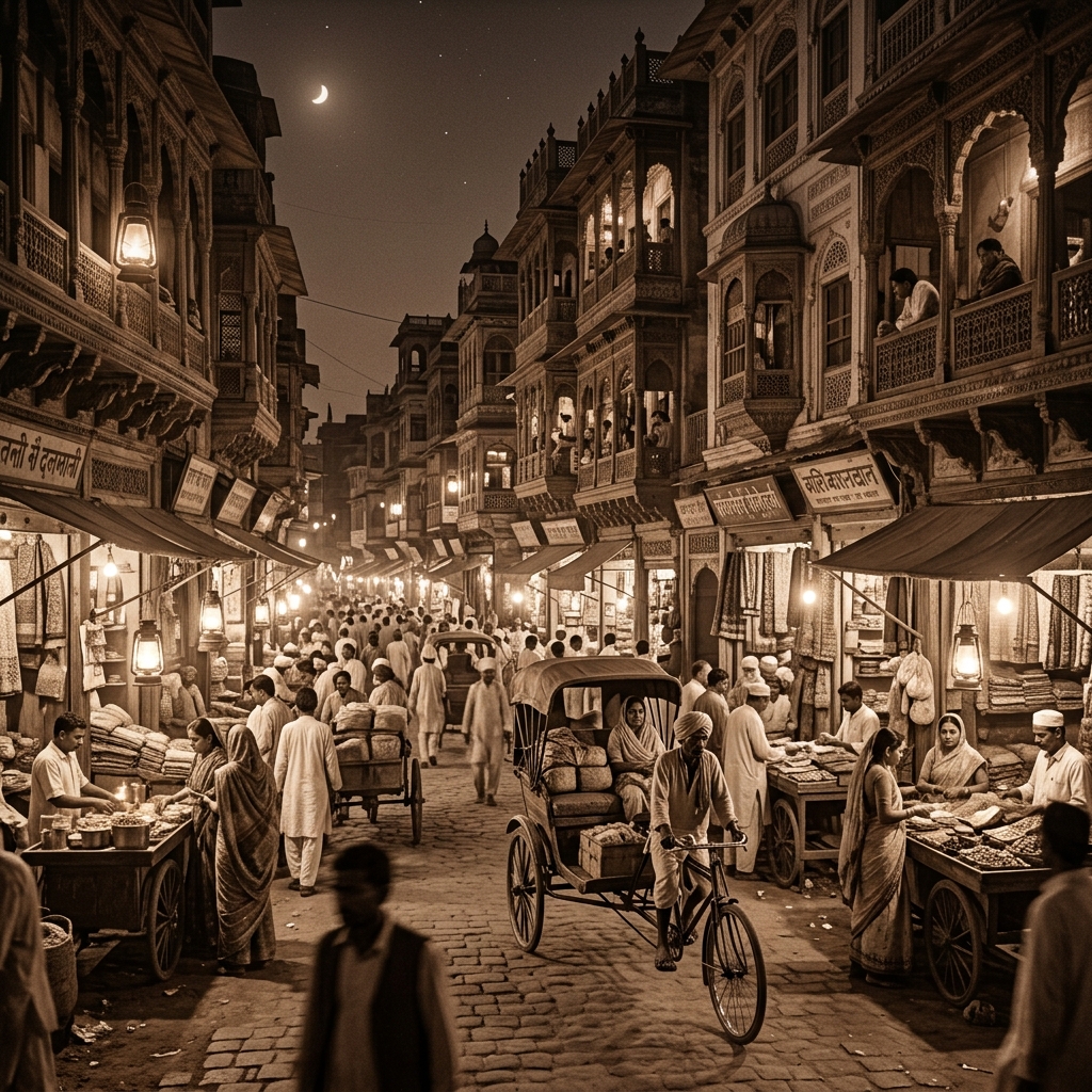 Chandni Chowk historic bazaar and market lanes